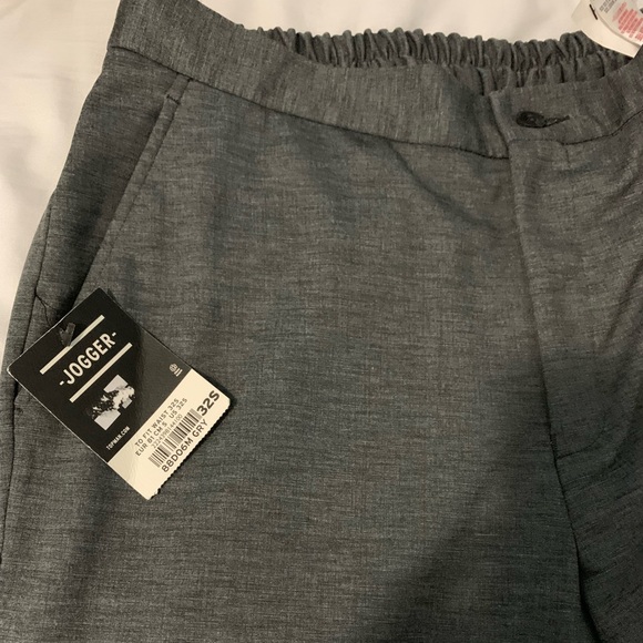 Topman - Marked dark grey dress pant joggers 32S - Picture 2 of 5